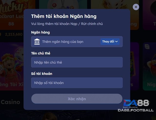Hướng Dẫn Nạp Tiền Thần Tốc Chỉ Với 3 Phút Tại DA88 1 Những cách nạp tiền phổ biến tại nhà cái