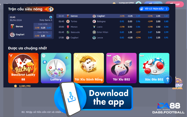 Cách tải app Da88 nhanh chóng cho người chơi mới 3 Download app cho ứng dụng Android nhanh chóng