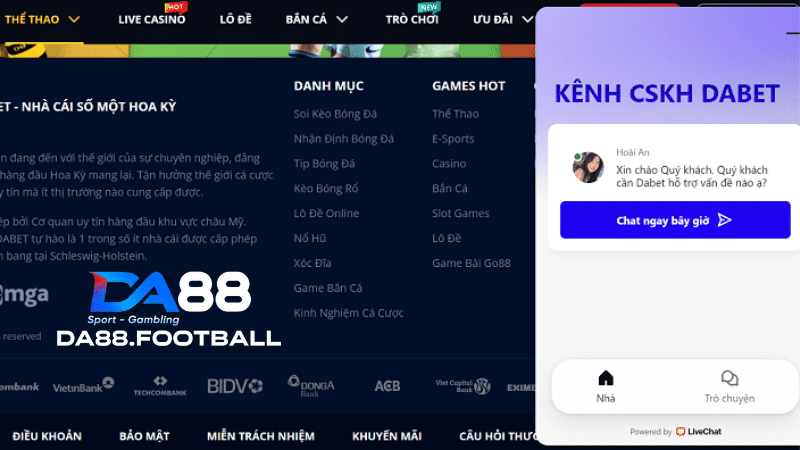 Dabet - Sân chơi cá cược đổi thưởng uy tín hàng đầu nằm 2024 3 Quét mã để trải nghiệm dịch vụ chăm sóc khách hàng Dabet