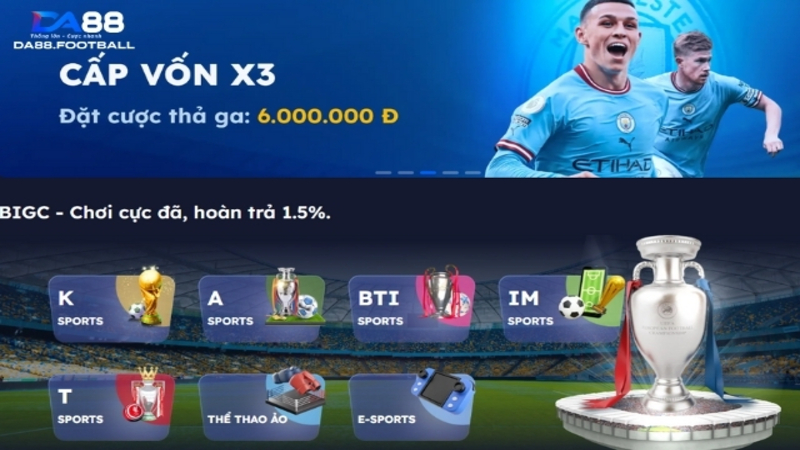 Mở Thưởng 3 Tỷ Từ Sân Chơi Đình Đám Top 1 VN - BTI Sport 4 Sân chơi rinh nhiều thưởng khủng về tay