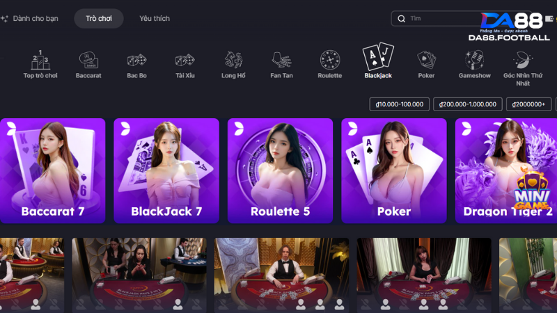 Evolution DA88 - Mở Rộng Quy Mô Trên Khắp Cả Nước 3 Các trò chơi hấp dẫn tại sảnh EG