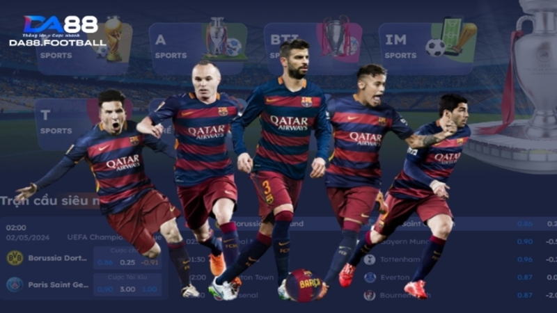 Sảnh Game 500 Triệu Đô Đình Đám - M Sport DA88 3 Kho tàng game khổng lồ cực hấp dẫn