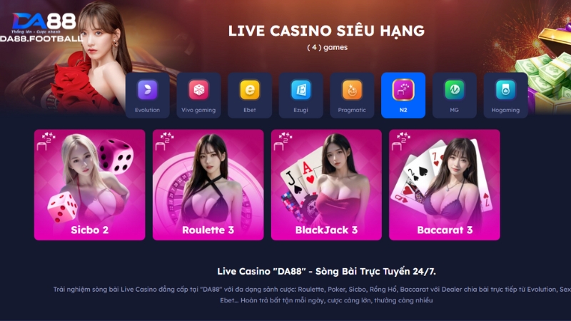 Sảnh Cược N2 Live Thiên Đường Cá Cược Đỉnh Cao 1 Sảnh cược N2-live là gì?