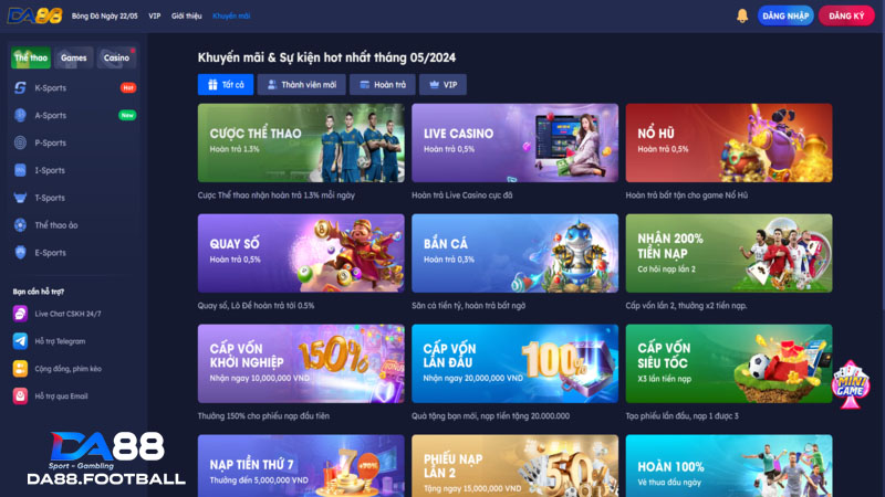 Lý do tại sao nên chọn cược xiên bóng đá tại DA88