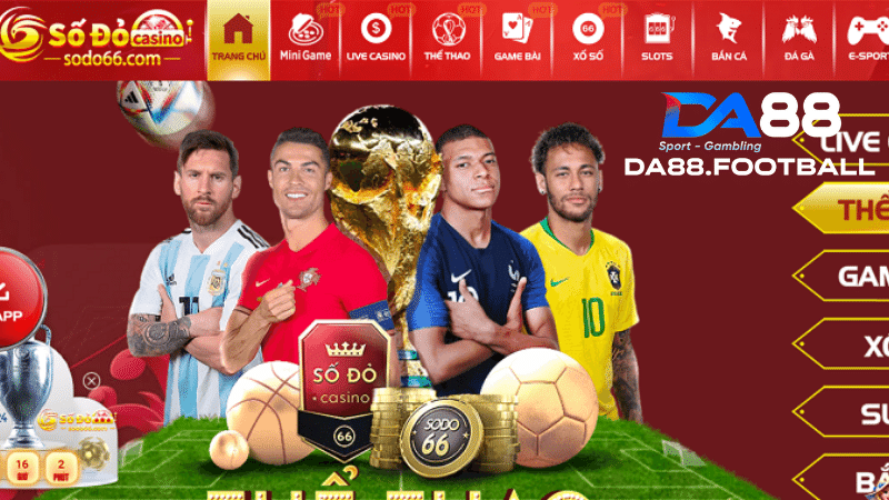 Nhà cái Sodo66 - Sân chơi chất lượng 5 sao trong thị trường cá cược online 26 Giao diện nhà cái Sodo66 với tông màu đỏ làm chủ đạo