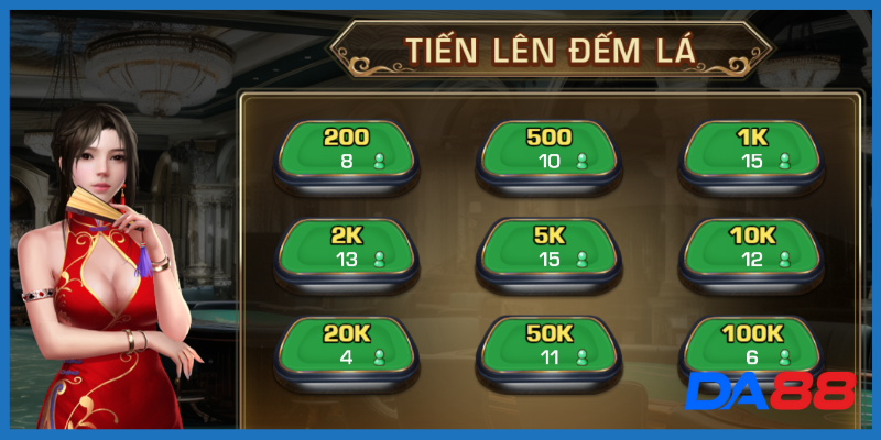 Ưu điểm tuyệt vời từ tiến lên đếm lá
